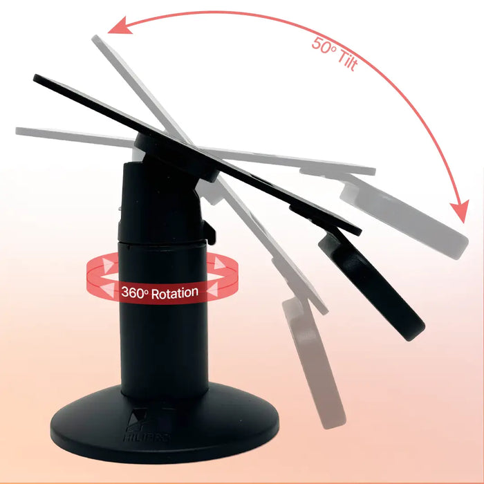 secure checkout hardware, durable POS terminal stand, Hilipro checkout solutions, ergonomic checkout tools, PCI-compliant card reader holder, adjustable checkout POS design, compact checkout terminal holder