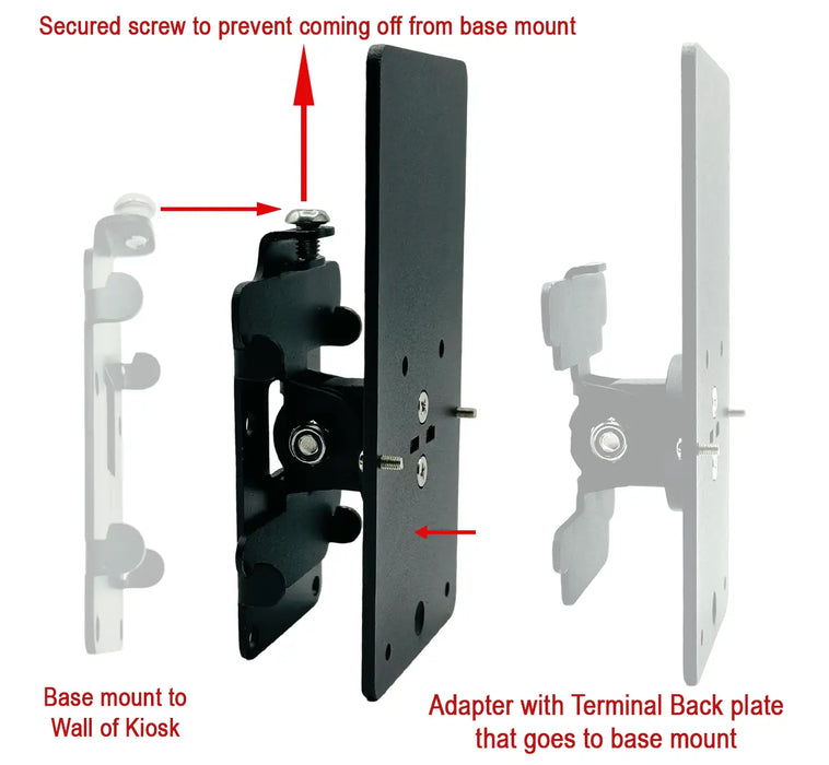 Hilipro Kiosk & Wall Mount for Verifone P200 & P400 Terminals