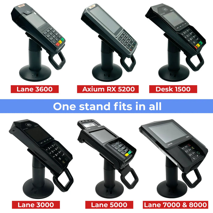 hilipro | swivel pos stand | ingenico | lane 3000-5000-7000-8000-3600 | axium | rx5000-rx7000-rx9000
