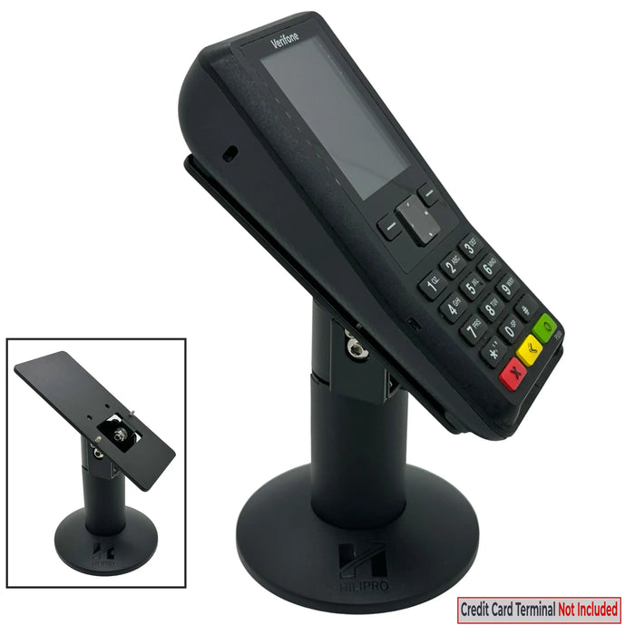Hilipro V1 Swivel Stand for Verifone P200 & P400 - 360° Swivel & 50° Tilt - Complete POS Kit