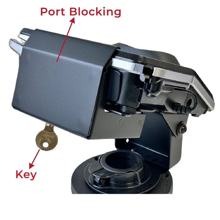 Metal Stand for Verifone MX915 - Locking with Port Blocking and Anti-Skimming