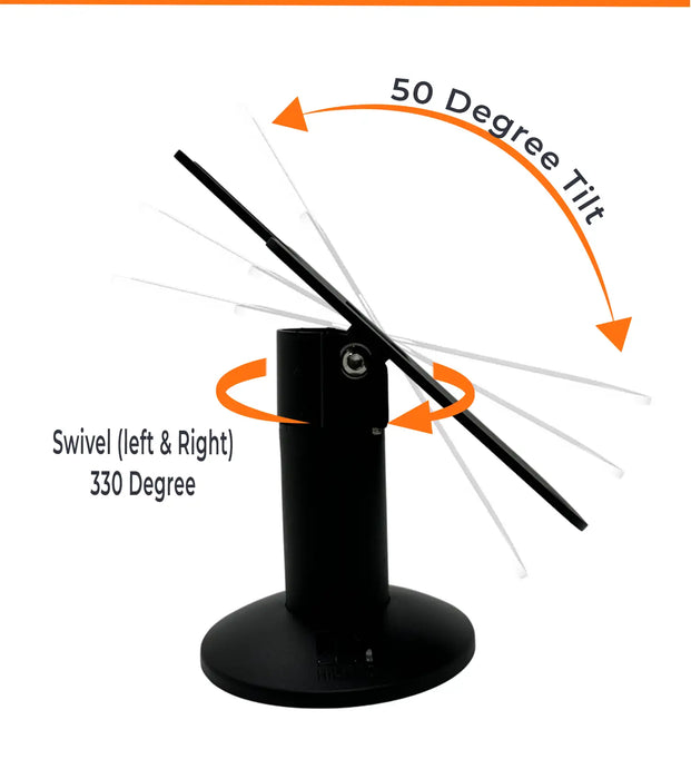 Hilipro Swivel Stand for PAX S80, durable POS stand, adjustable PAX S80 stand, swivel and tilt POS stand, PAX S80 terminal mount, 4.7-inch POS stand, complete POS stand kit, retail terminal stand, cable management POS stand, flexible POS mount, secure POS terminal holder, swivel tilt POS holder, PAX S80 installation kit, versatile POS stand, sturdy terminal mount, professional POS stand, space-saving terminal holder, ergonomic terminal positioning, PAX S80 swivel stand, Hilipro POS stand with back plate.