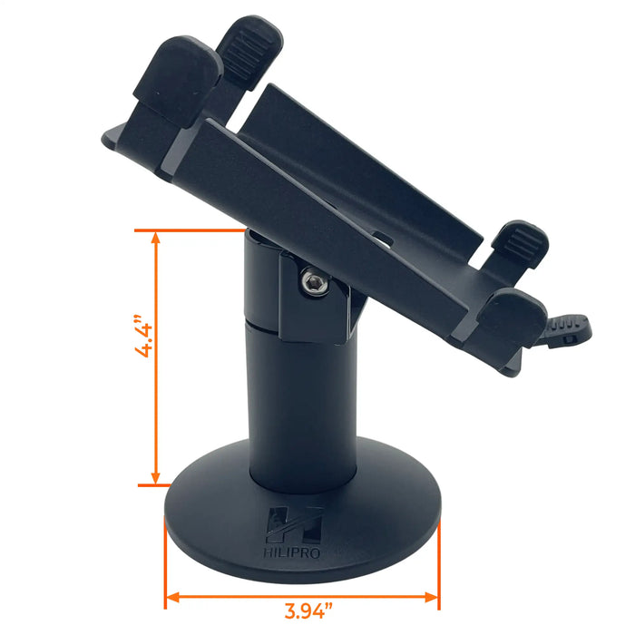 Hilipro swivel stand, Dejavoo Z8 stand, Dejavoo Z11 stand, POS terminal stand, credit card machine stand, Hilipro Dejavoo terminal holder, secure POS stand, adjustable swivel stand, 330-degree swivel stand, Dejavoo Z8 swivel mount, Z11 card reader stand, durable terminal stand, protective edges POS stand, retail checkout stand, sleek Hilipro terminal stand, Dejavoo stand with tilt, Hilipro POS accessory, card terminal stand for Z8 Z11.