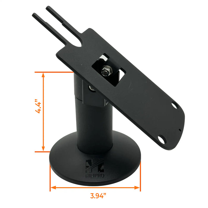 Hilipro Swivel Stand for PAX S80, durable POS stand, adjustable PAX S80 stand, swivel and tilt POS stand, PAX S80 terminal mount, 4.7-inch POS stand, complete POS stand kit, retail terminal stand, cable management POS stand, flexible POS mount, secure POS terminal holder, swivel tilt POS holder, PAX S80 installation kit, versatile POS stand, sturdy terminal mount, professional POS stand, space-saving terminal holder, ergonomic terminal positioning, PAX S80 swivel stand, Hilipro POS stand with back plate.