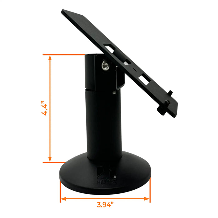 Hilipro Point of Sale Swivel Stand V1 for Pax S300 & Pax A35 – Sturdy Metal – 4.7" Tall – Complete Kit