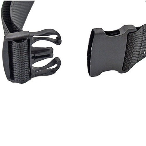 Adjustable Heavy Duty Nylon Waist Belt with Keeper - 2" Wide