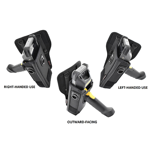 Holster with Swivel-D Waist Pad & D-Rings for MC9300 & MC9190G with Belt Clip