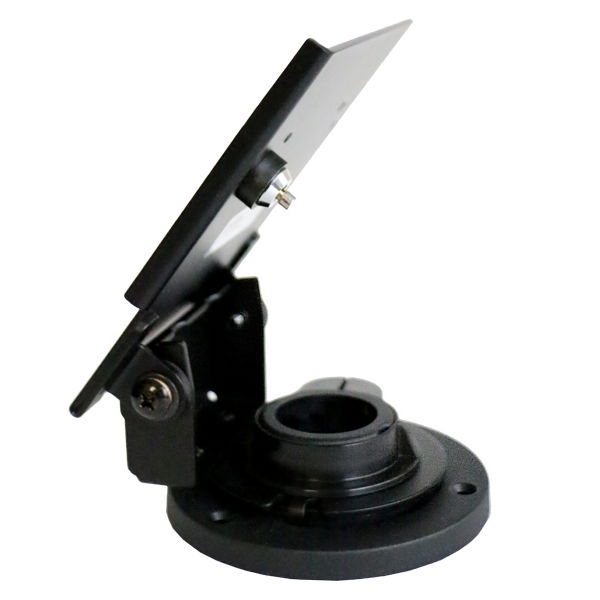 Compact Metal Stand for Ingenico iSC250 Metal Swivel Stand 0-180 and tilts 0-90 degree - Low Profile with Lock and Keys - HILIPRO.COM
