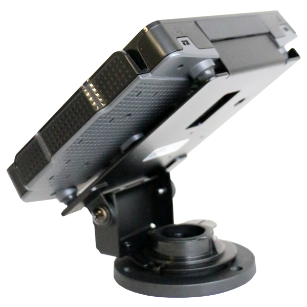 Compact Metal Stand for Ingenico ISC480 Metal Stand - Swivel 0-180 degree and tilts 0-90 degree - HILIPRO.COM