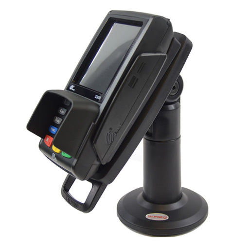 Swivel Stand for PAX S300 Credit Card Terminal Stand First base with KEY & LOCK - Complete Kit - HILIPRO.COM