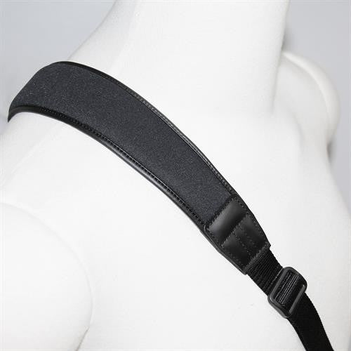 66" Adjustable Shoulder Strap with Molded Pad and Plastic Swivel Snap Hooks - 1.5" wide