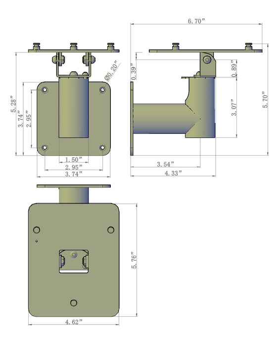Hilipro Swivel Wall Mount for Ingenico ISC250, Ingenico ISC250 wall mount, durable metal wall mount, VESA compatible wall mount, flexible installation POS mount, cable management wall mount, adjustable terminal mount, Ingenico wall mount with cable management, retractable wall mount for POS, secure Ingenico ISC250 placement, retail POS wall mount, customizable terminal wall mount, interchangeable back plate wall mount, professional POS wall mount, wall mount for Ingenico terminals, Hilipro metal mount